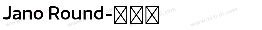 Jano Round字体转换